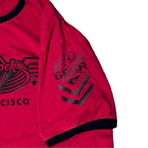 Hard Rock Cafe San Francisco Red & Black T-Shirt Size XL - Picture 4 of 5